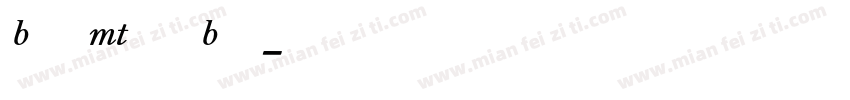 Bell MT Pro Bold字体转换